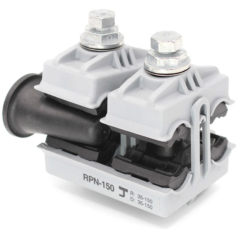 Ответвительный герметичный зажим для ответвления СИП-3 от неизолированных проводов RPN