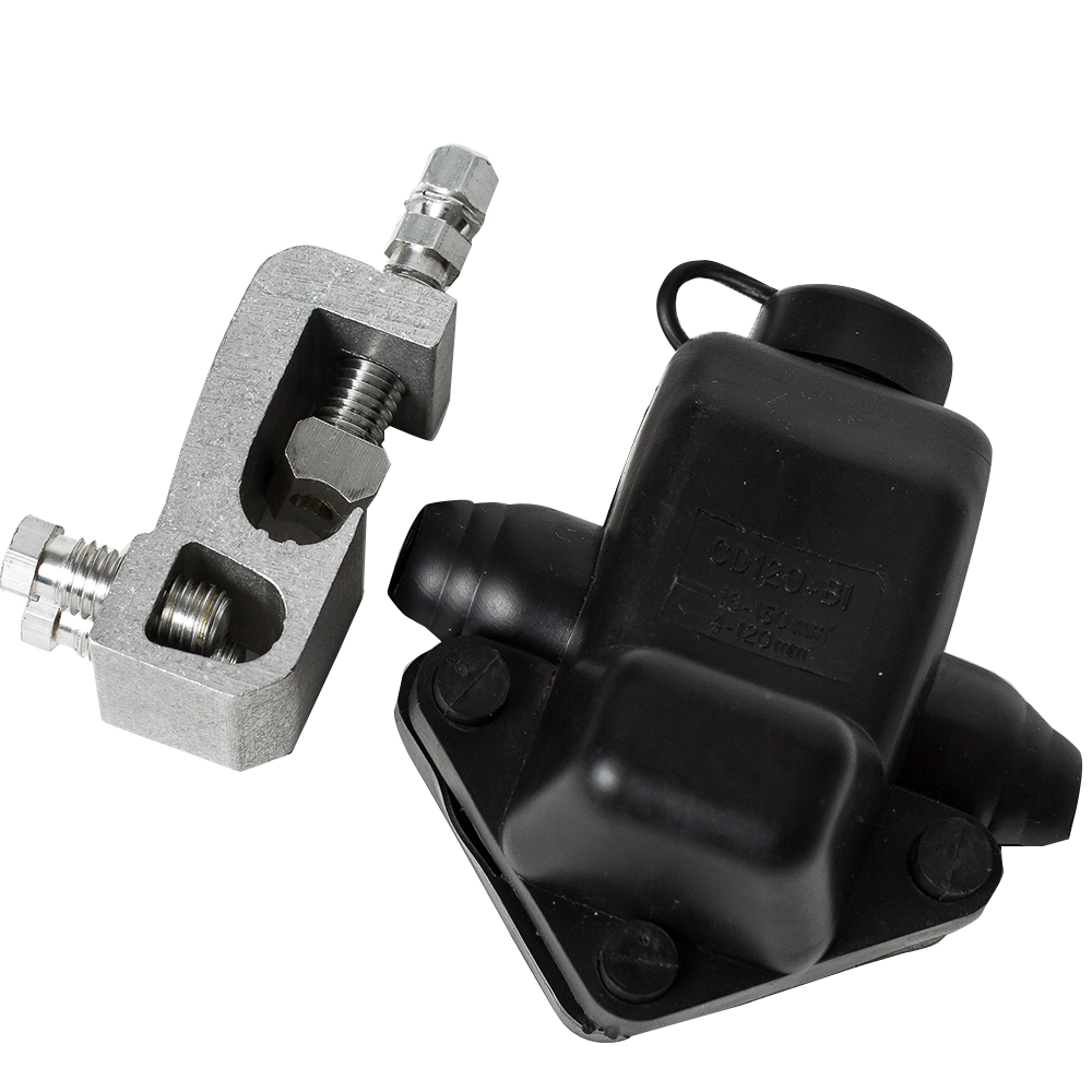 Ответвительные зажимы с раздельной затяжкой болтов магистрального и ответвительного проводов