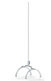 Предназначено для установки на круглый конек молниеприемников высотой 1-2 м
