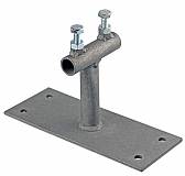 Держатель молниеприёмной мачты на стене D=20 мм L=100 мм оцинкованный